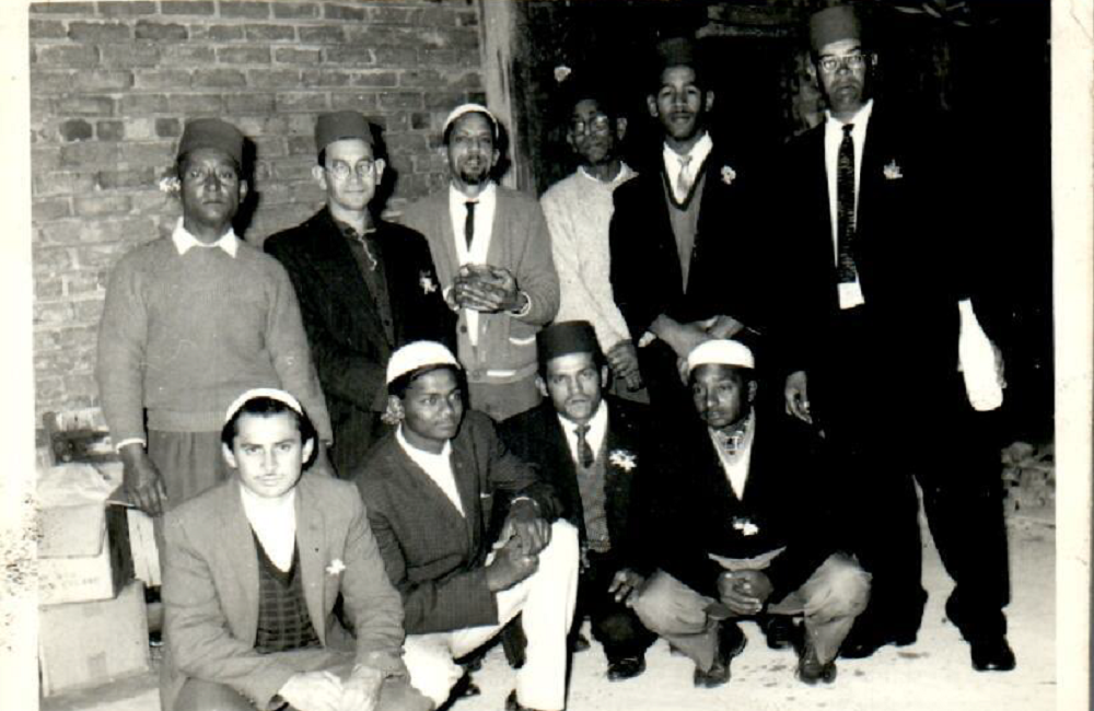 Members gathering infront of Mosque 1965